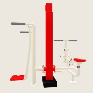 우리  WRSP-4957 파도타기+노젓기 2인용 철재 복합형