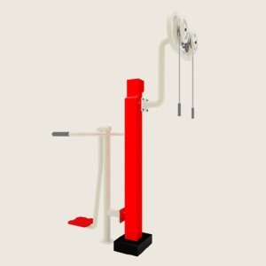 우리  WRSP-4970 파도타기+양팔줄당기기 2인용 철재