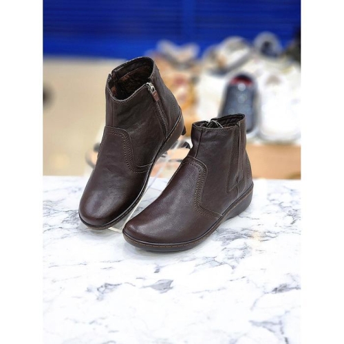 허시파피 여성 캐주얼 지퍼 앵글부츠_3FK601