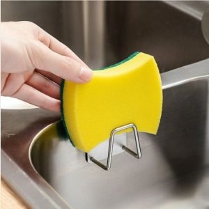 제이킨  SUS304 접착식 스텐 거치대 홀더 수세미걸이 받침대