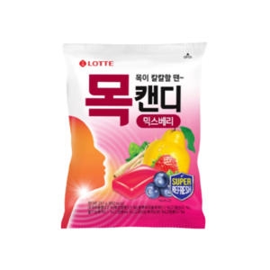 롯데  목캔디 믹스베리 217g