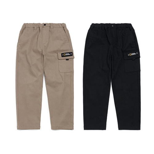 내셔널지오그래픽 키즈 키즈 현대가산점 N214KPT050 키즈 카고 배기 기모 팬츠