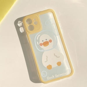 OMT  아이폰15 잠수오리 하드 젤리 투명 케이스 (OIPC-DVD15PRO)