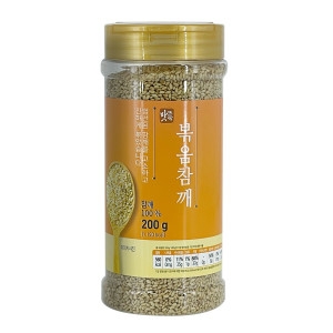 맛뜨락 고소한 볶음참깨 볶은참깨 200g 통