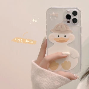 OMT  아이폰15 옐로우캡오리 하드 젤리 투명 케이스 (OIPC-YLD15PRMX)