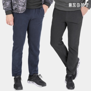 이지바이  비교불가 남성 빅사이즈 후끈 극세사 융털 플리스 밴딩 바지 Z13LP078M