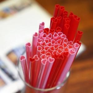 알럽하우스  하트 빨대 스트로우