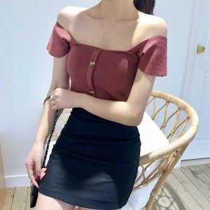 W6B9764니트 민소매 예쁜 오브숄티 스타일 얇은 여름 코디