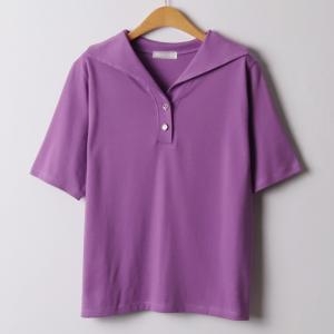 아이우먼 무지단추세라반팔티 SRI871M207 빅사이즈 사이즈에서 자