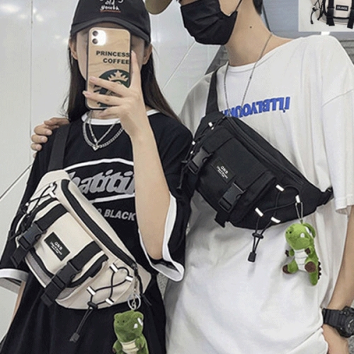 크로스 남자여자 캐주얼 힙색 학생 슬링백 BAG 백 인형 키링 핸드폰 미니 등산 메신저백 아동 초등 여행여권