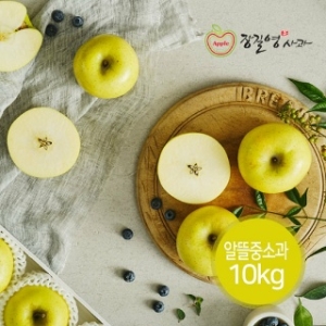 한우리영농조합 장길영사과 황금사과 시나노골드 알뜰 중소과 10kg 33-46과