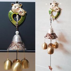 해피 돼지가족 문종 실버 S9396708