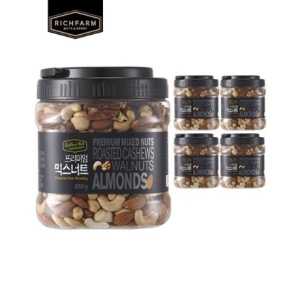 리치팜너트  프리미엄믹스넛 850g 5통 견과류 믹스넛