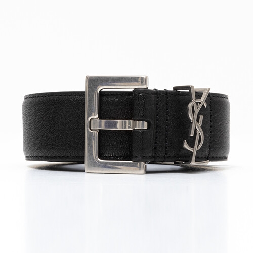 생로랑 가죽 모노그램 벨트_634440-BRM0E-1000