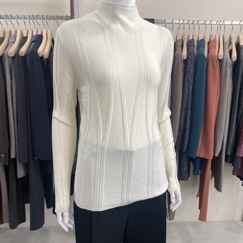 케이엘 KL 부드러운 글리터블랙 반목니트 kk23jdo700 Free 블랙