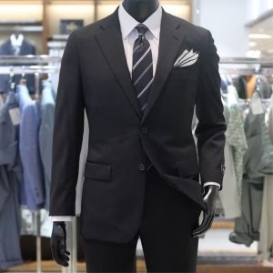 바쏘 남성 정장세트 일반핏 3종 블랙차콜그레이 다크네이비