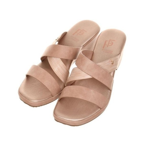 에스콰이아 NC06 여성 발편한 웨지 뮬 PFBMSD681