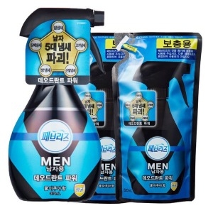 페브리즈 맨 데오드란트 370ml + 리필320mlx2개