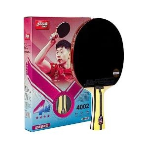 DHS  H40024 별 탁구 라켓 허리케인 3 G888 고무 무료 라운드백이 있는 7개의 나무