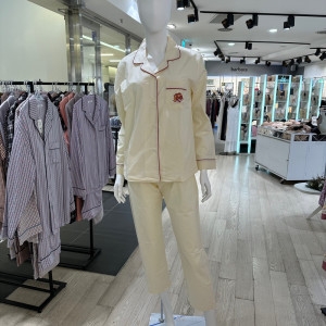 비비안 너구리 순면 여성 파자마 크림 WP590L 필드 코엑스몰