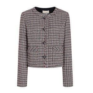 JJ지고트 여성 크롭 트위드 자켓 GM9M0JKW1