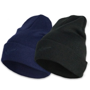 프로스펙스 비니 니트 모자 블랙/네이비