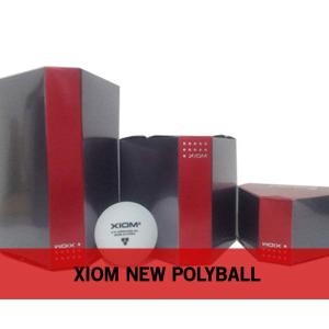 챔피온  XIOM 뉴폴리볼 ITTF 시합용 탁구공 NEW POLYBALL