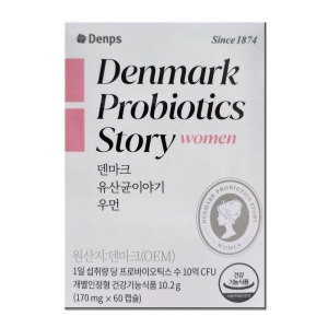덴프스 덴마크 유산균이야기 우먼 170mg 60캡슐