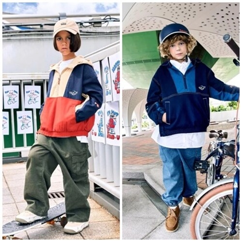 휠라키즈 아동 FK2WTF3501X 어반 휠라X고주연 아노락 점퍼2종