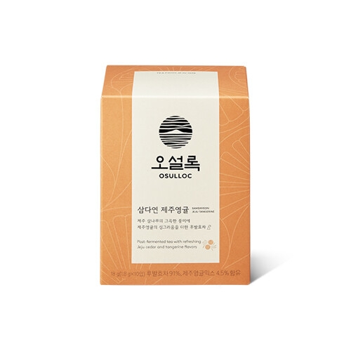 아모레퍼시픽 오설록 삼다연 제주영귤 티백 1.5g 10티백