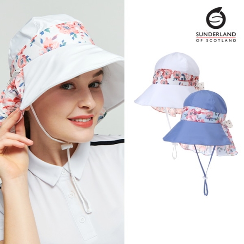 썬더랜드  여성 플라워 리본 벙거지모자 (16712CP62)