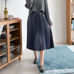 사틴 빅사이즈 310 주름데일리스커트 DBNP976