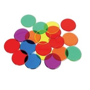 러닝리소스 투명수세기칩 6색 250개