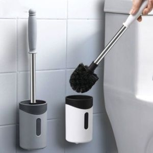 로에드  무타공 압착형 화장실 심플 변기솔