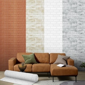 폼블럭 인테리어 폼벽지 쿠션벽돌 단열 파벽돌 시트지