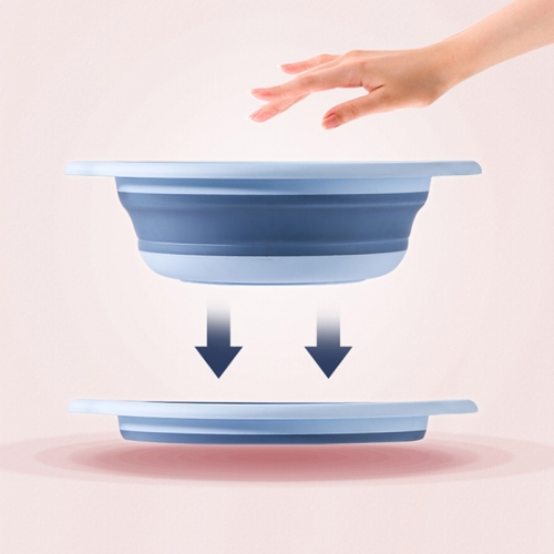 빼다  접이식 플라스틱 실리콘 폴딩 세수대야