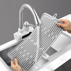 로에드  프리미엄 고리 실리콘 물빠짐 드라잉매트 식기건조대