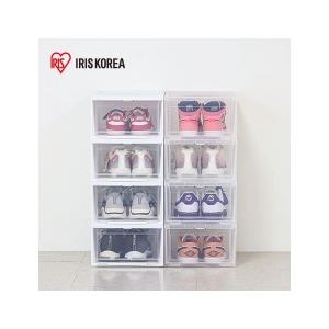 아이리스  4개입 슈비 투명 신발정리함 운동화 보관함 케이스 대형