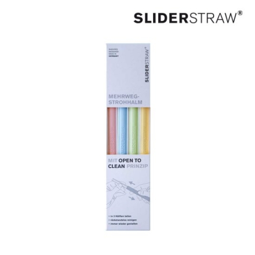 슬라이더  슬라이드 리유저블 빨대 롱버전 21cm