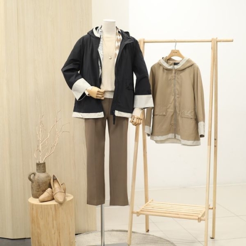 튜브 밑단배색점퍼 TUJA23W01