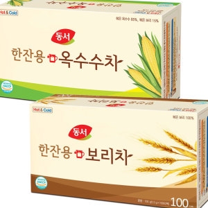 동서식품  한잔용 보리차 100T+한잔용 옥수수차 100T 총 200T