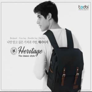 토드비  헤리티지 기저귀가방 백팩 크로스백 보온보냉 방수