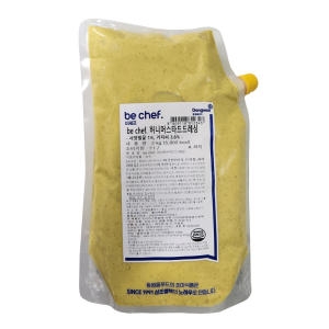 동원홈푸드 허니머스타드 드레싱 2kg 홀그레인머스타드 겨자씨첨가