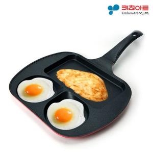 키친아트  에그 3구 멀티팬