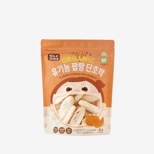 청오건강 맘스스낵 유기농 팝짱 단호박 30g