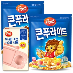 동서식품 포스트 콘푸라이트 600g+600g +트레이컵스푼세트