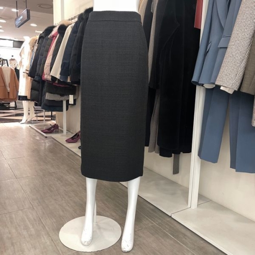 케이엘 KL 마를린 H라인 롱 스커트 블랙 22NAB02OO__중앙로역