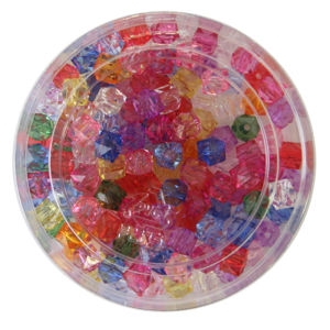 5000통 모양비즈 25번 크리스탈비즈 1cm P0000BFI