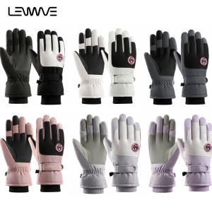 런웨이브  스마트폰터치 스키장갑 미끄럼방지 손목밴딩 남녀 방수 방풍 겨울 방한 장갑
