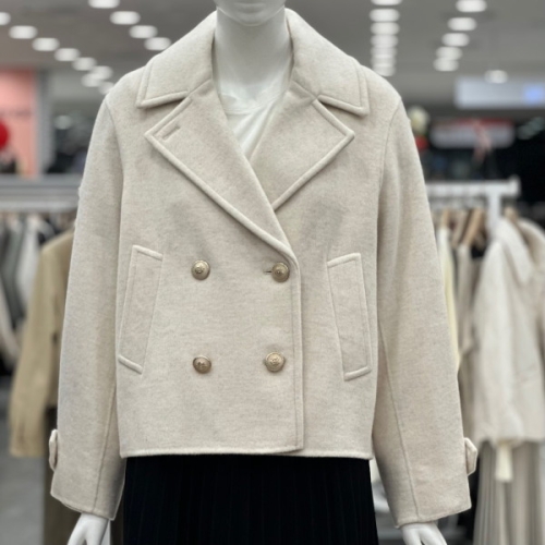 스위트숲 빅카라 핸드메이드 울 숏 자켓 /OZAJKQ2IV